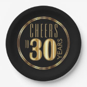 Kaas tot 30 jaar papieren bordje (Voorkant)