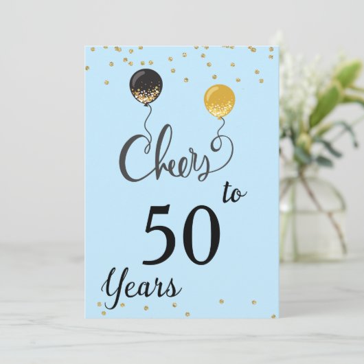 Kaas tot 50 jaar kaart (Staand voorkant)