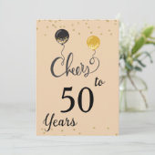 Kaas tot 50 jaar kaart (Staand voorkant)