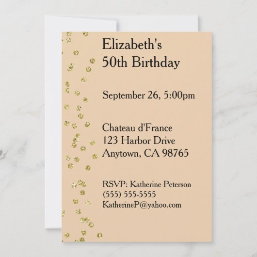 Kaas tot 50 jaar kaart (Achterkant)