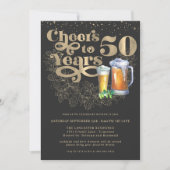 Kaas tot 50 jaar | Milestone Birthday Party Kaart (Voorkant)