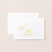 Kaas tot 50 jaar Mini Kaart (Voorkant met envelop)