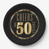 Kaas tot 50 jaar papieren bordje (Voorkant)