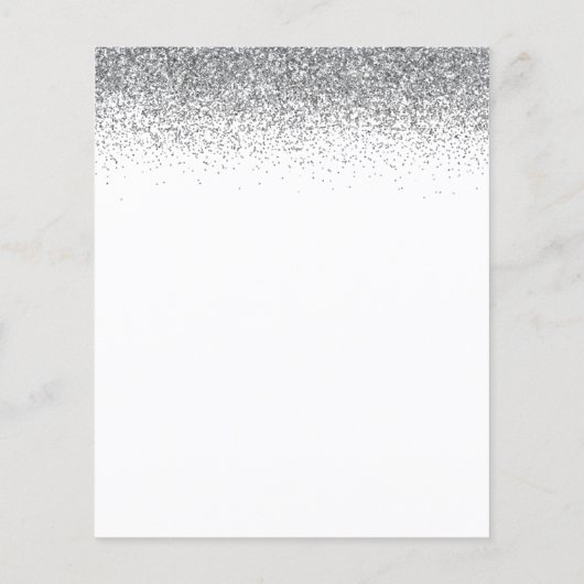 Kaas tot 50 jaar Silver Gold Glitter Champagne I (Achterkant)