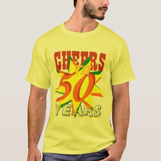 Kaas tot 50 jaar t-shirt (Voorkant)