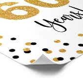Kaas tot 60 jaar Jubileum of Birthday Sign Poster (Hoek)