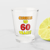 Kaas tot 60 jaar shot glas (Voorkant)