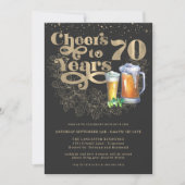 Kaas tot 70 jaar | Milestone Birthday Party Kaart (Voorkant)