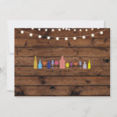 Kaas tot jaren Alle Drinken van de verjaardagsbali Kaart (Achterkant)