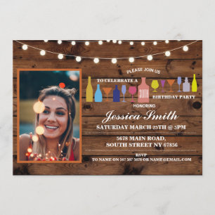 Kaas tot jaren Alle Drinken van de verjaardagsbali Kaart