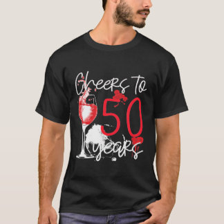 Kaas tot jaren Wijn tot de geboorte T-shirt