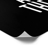 Kaas uit het oude blok Grappig eten Pun Dark BG Poster (Hoek)