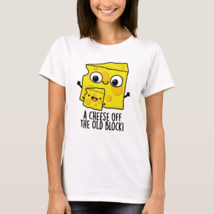 Kaas uit het oude blok Grappig eten woordspeling T-shirt
