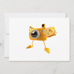 Kaas-uitnodigingen zeggen kaart