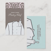 Kaas van cateringbakkerijen en rolpapier visitekaartje (Voorkant / Achterkant)