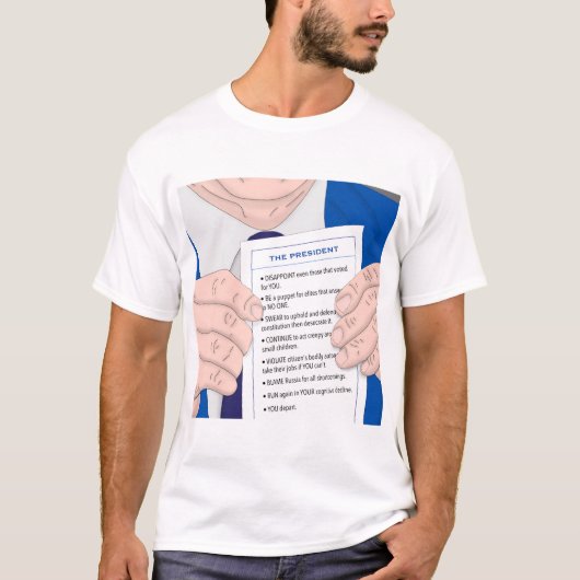 Kaas van de presidenten T-shirt (Voorkant)