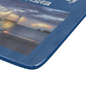 Kaas van gepersonaliseerde mousserende wijn snijplank (Hoek)