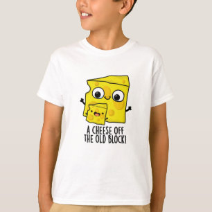 Kaas van het oude blok grappige voedsel woordspeli t-shirt