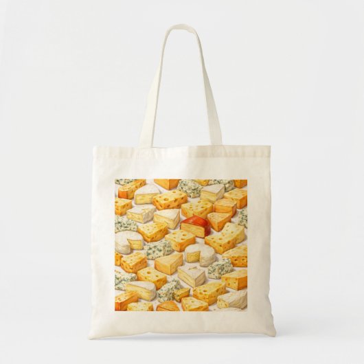 Kaas Variëteit Patroon Tote Bag (Voorkant)