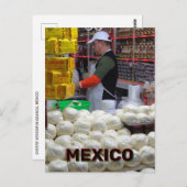 Kaas verkoper in Oaxaca, Mexico Briefkaart (Voorkant / Achterkant)