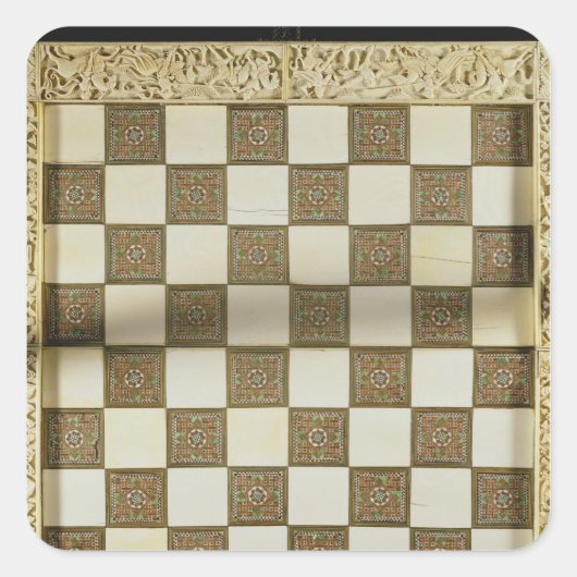 Kaas Vierkante Sticker (Voorkant)