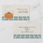 Kaas / Visitekaartje van de Zitter - Oranje Kokerp (Voorkant / Achterkant)