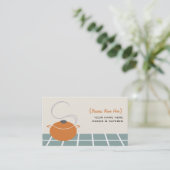 Kaas / Visitekaartje van de Zitter - Oranje Kokerp (Staand voorkant)