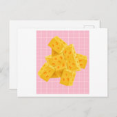 Kaas vol gaten op elke manier briefkaart (Voorkant / Achterkant)