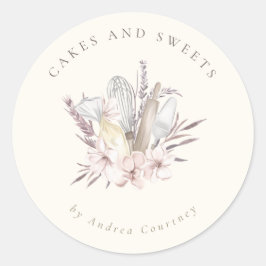 Kaas voor bakkerij ronde sticker