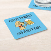 Kaas voor bier en pap kartonnen onderzetters (Schuin)