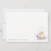 Kaas voor de gouden glansbrij notitiekaartje (Voorkant)