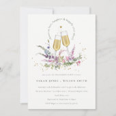 Kaas voor de gouden glazen bollen Verloving Kaart (Voorkant)