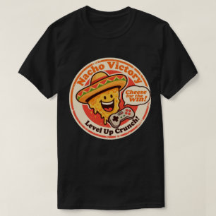 Kaas voor de Win Grappige Gamer Nacho T-shirt