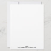 Kaas voor een nieuw jaar feestdagenkaart (Achterkant)