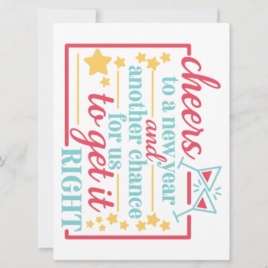 Kaas voor een nieuw jaar feestdagenkaart (Voorkant)