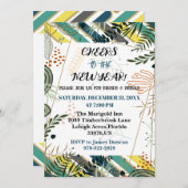 Kaas voor het nieuwjaarsfeest Botanisch Kaart (Voorkant / Achterkant)