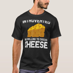 Kaas voor mannen Ricotta Kaas I Love Cheese T-shirt