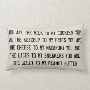 Kaas voor mijn macaroni-kussen kussen