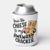 Kaas voor mijn ongemakkelijke | Grappige en Schatt Blikjeskoeler (Blikje Voorkant)