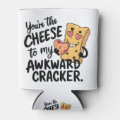 Kaas voor mijn ongemakkelijke | Grappige en Schatt Blikjeskoeler (Voorkant)