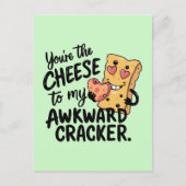 Kaas voor mijn ongemakkelijke | Grappige en Schatt Briefkaart (Voorkant)