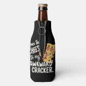 Kaas voor mijn ongemakkelijke | Grappige en Schatt Flesjeskoeler (Fles Achterkant)