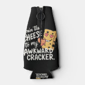 Kaas voor mijn ongemakkelijke | Grappige en Schatt Flesjeskoeler (Achterkant)