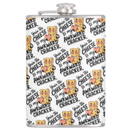 Kaas voor mijn ongemakkelijke | Grappige en Schatt Heupfles