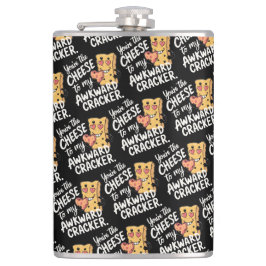 Kaas voor mijn ongemakkelijke | Grappige en Schatt Heupfles