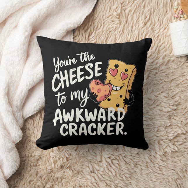 Kaas voor mijn ongemakkelijke | Grappige en Schatt Kussen (Deken)