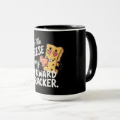 Kaas voor mijn ongemakkelijke | Grappige en Schatt Mok (Voorkant rechts)