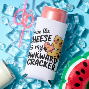 Kaas voor mijn ongemakkelijke   Grappige en Schatt Seltzer Blikjeskoeler