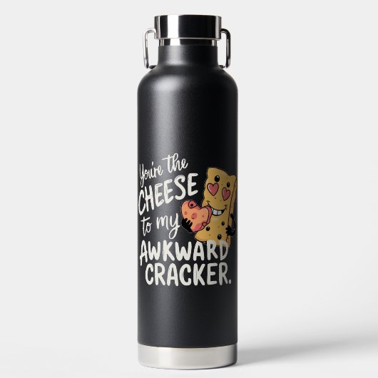 Kaas voor mijn ongemakkelijke | Grappige en Schatt Waterfles (Voorkant)