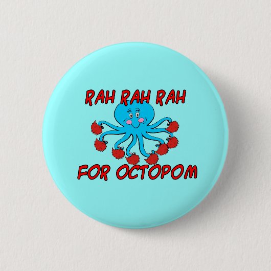 Kaas voor octopom ronde button 5,7 cm (Voorkant)